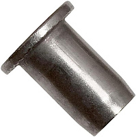 Резьбовая заклепка М6 с цилиндрическим бортиком, нержавеющая сталь А2